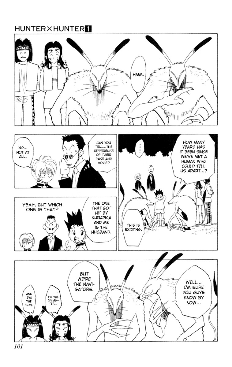 Hunter x Hunter Manga Chapter 4 page 19 - Kiriko: Wicked Magical Vulpes