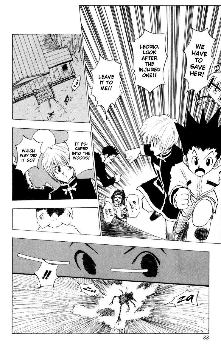 Hunter x Hunter Manga Chapter 4 page 6 - Kiriko: Wicked Magical Vulpes