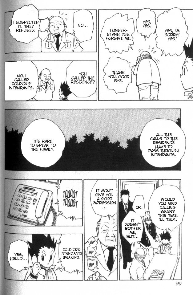 Hunter x Hunter Manga Chapter 40 page 5 - The Zoldycks: Part 1