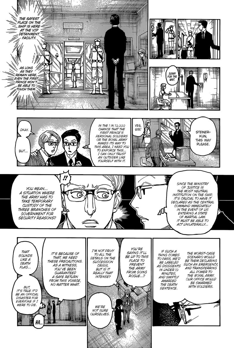 Hunter x Hunter Manga Chapter 400 page 11 - Secrecy