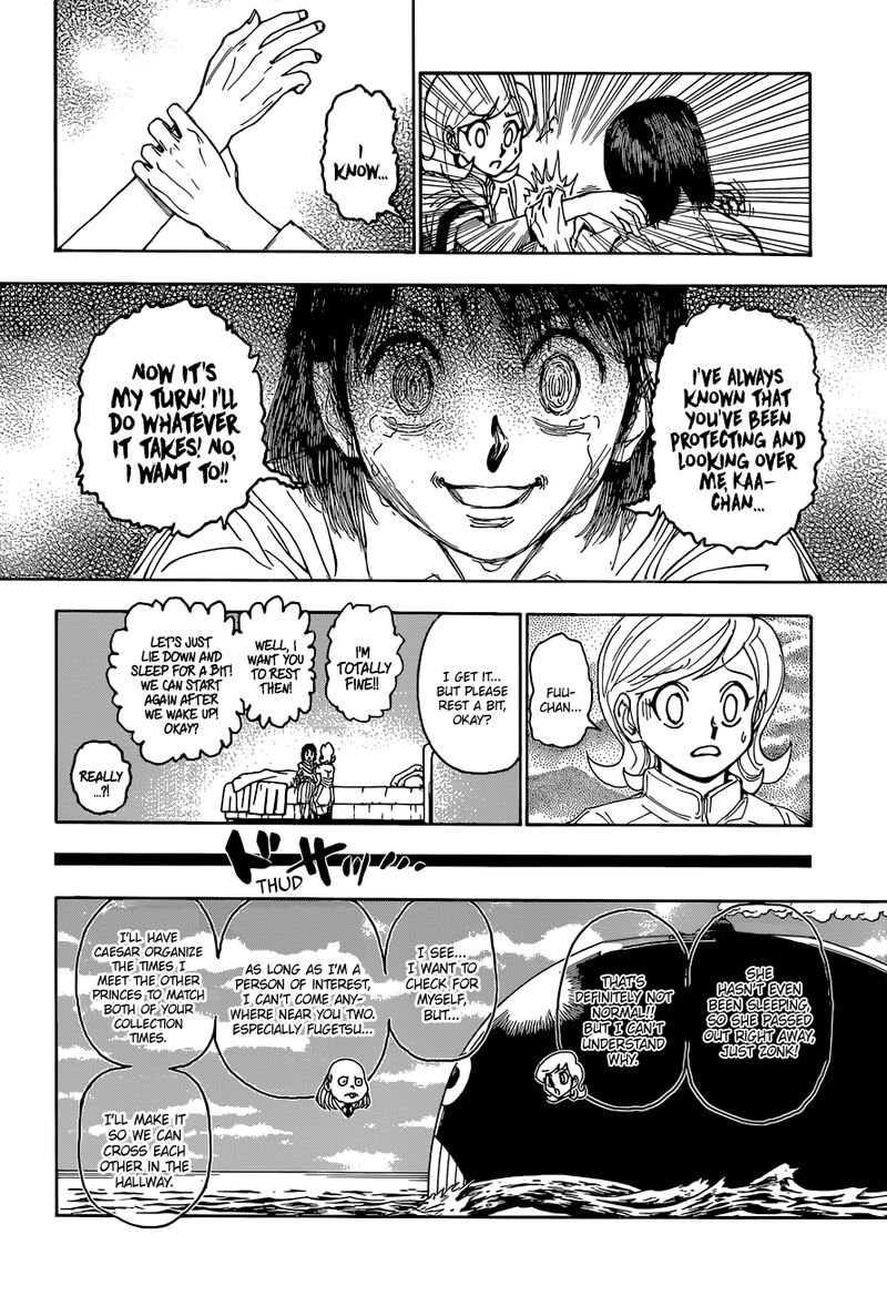 Hunter x Hunter Manga Chapter 400 page 14 - Secrecy