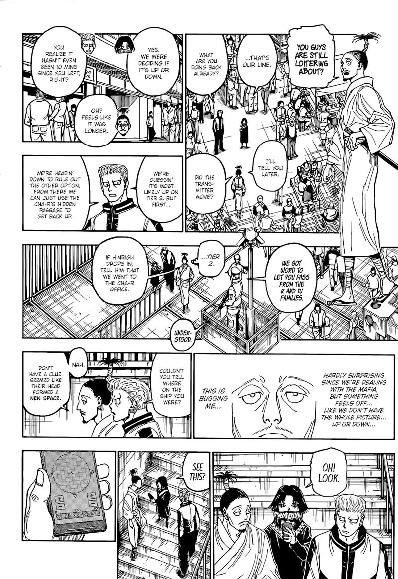 Hunter x Hunter Manga Chapter 400 page 2 - Secrecy
