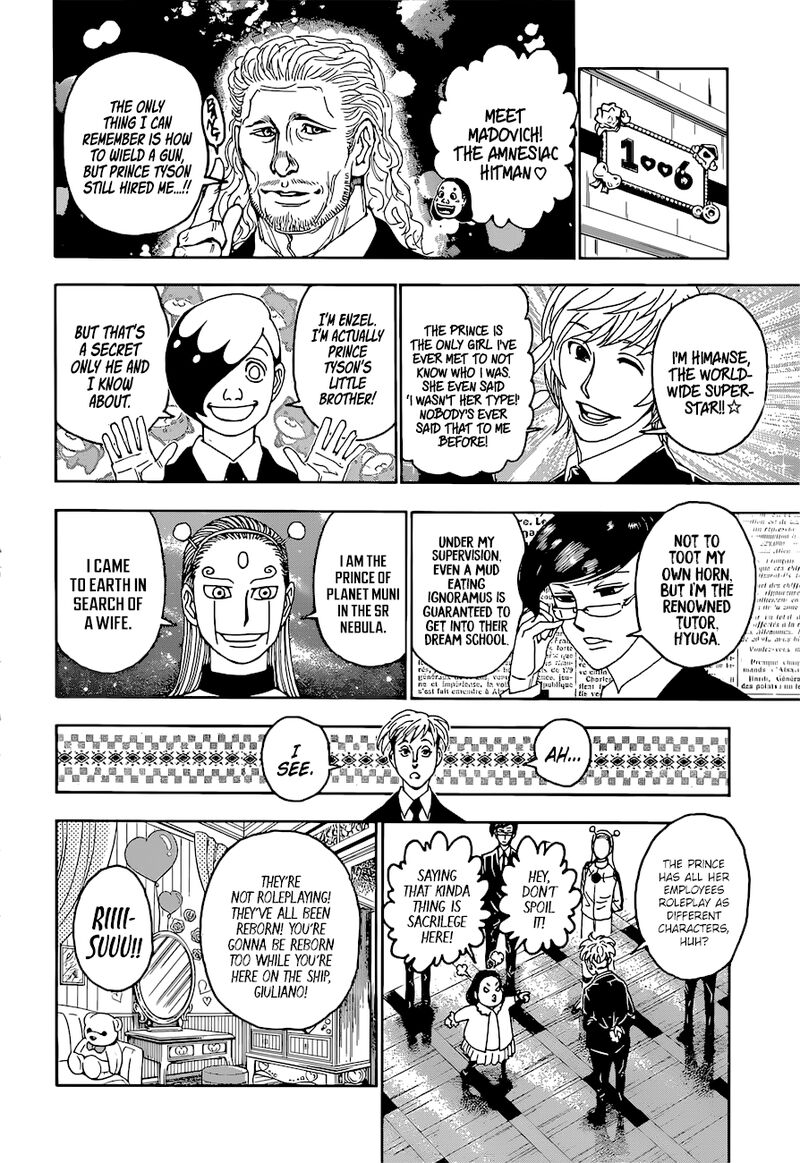 Hunter x Hunter Manga Chapter 400 page 4 - Secrecy