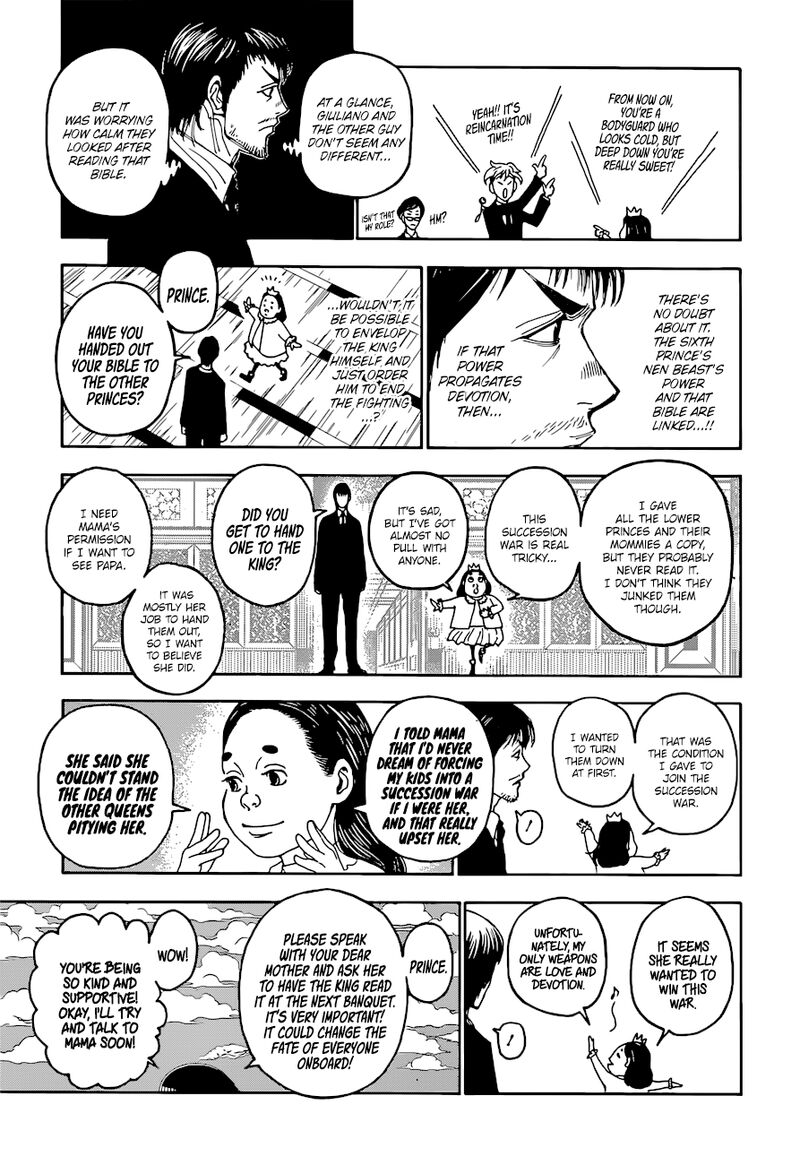 Hunter x Hunter Manga Chapter 400 page 5 - Secrecy