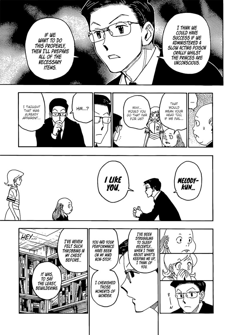 Hunter x Hunter Manga Chapter 400 page 9 - Secrecy