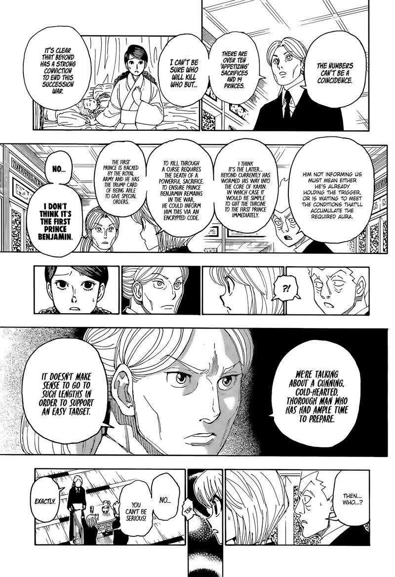 Hunter x Hunter Manga Chapter 401 page 12 - Moonlight