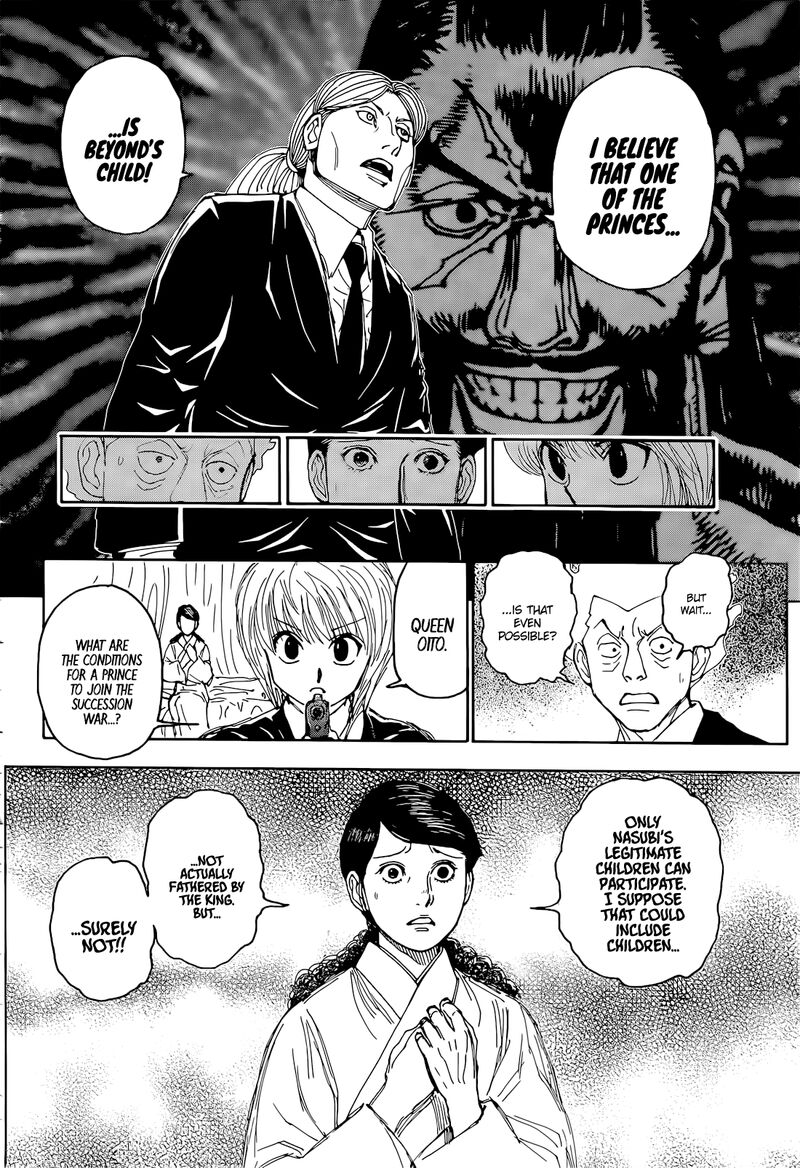 Hunter x Hunter Manga Chapter 401 page 13 - Moonlight