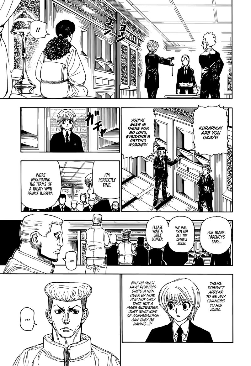 Hunter x Hunter Manga Chapter 401 page 14 - Moonlight