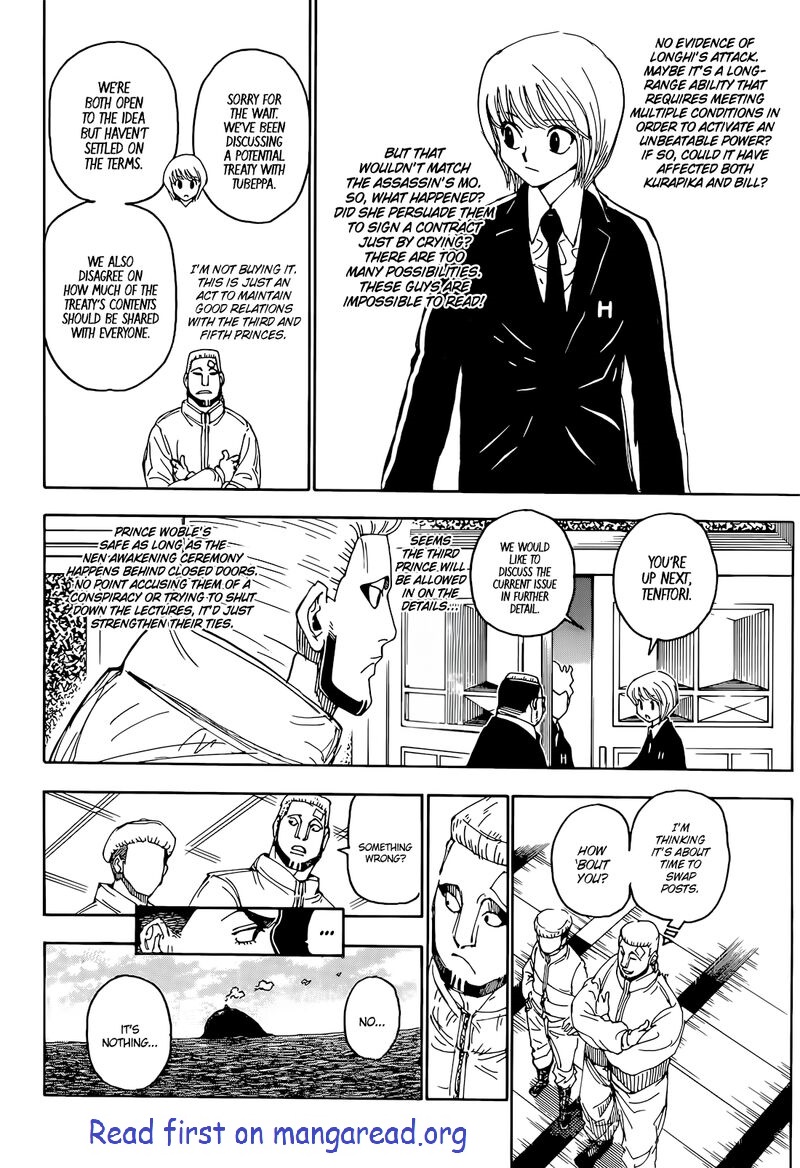 Hunter x Hunter Manga Chapter 401 page 19 - Moonlight