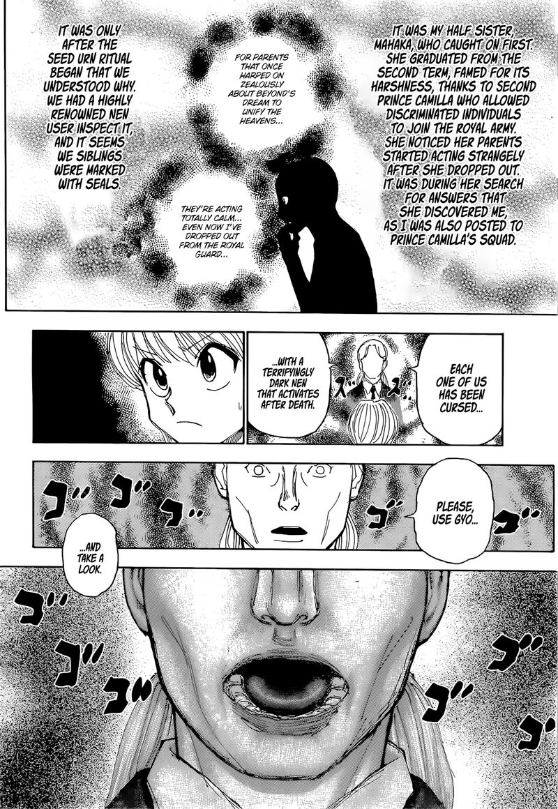 Hunter x Hunter Manga Chapter 401 page 9 - Moonlight