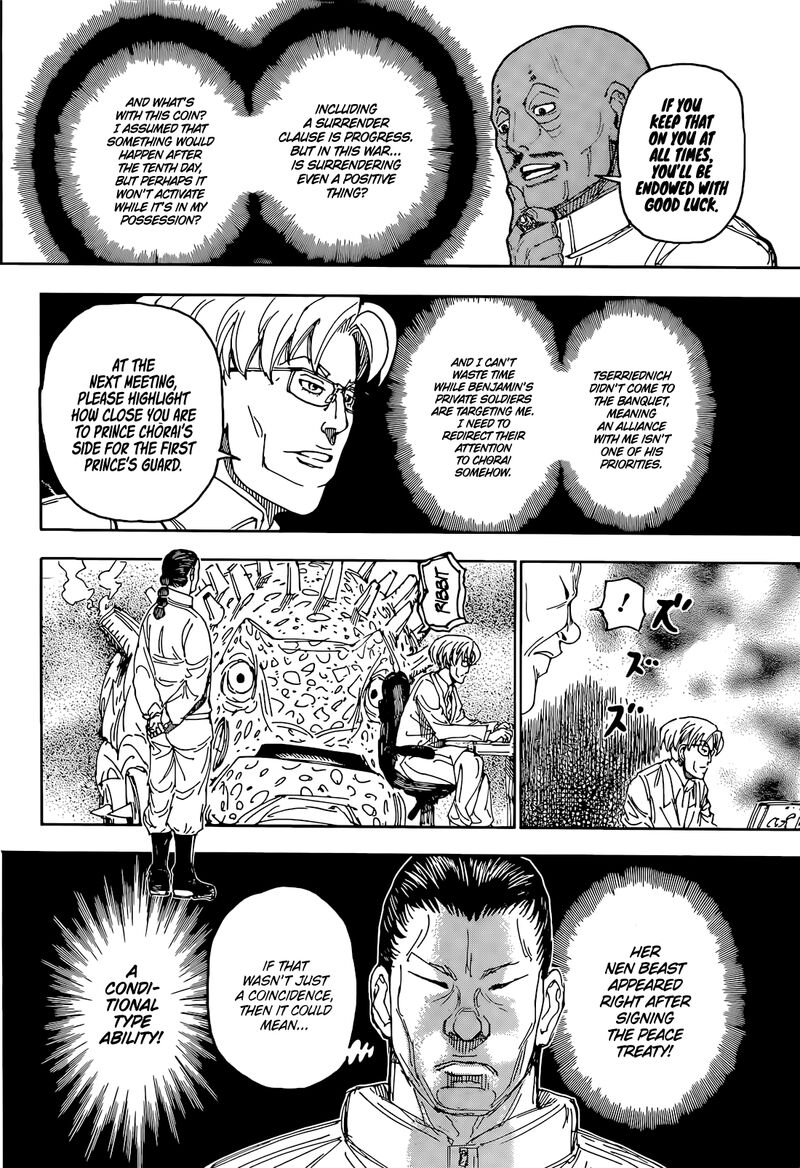 Hunter x Hunter Manga Chapter 402 page 2 - Letter