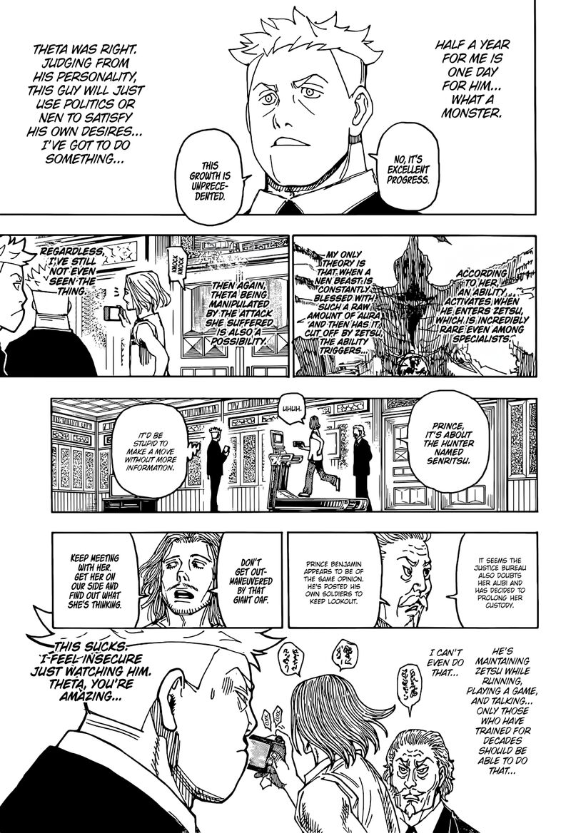 Hunter x Hunter Manga Chapter 402 page 5 - Letter