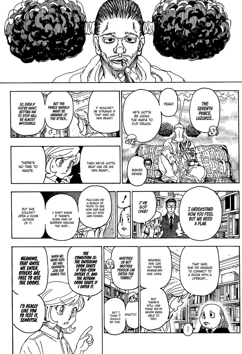 Hunter x Hunter Manga Chapter 402 page 8 - Letter