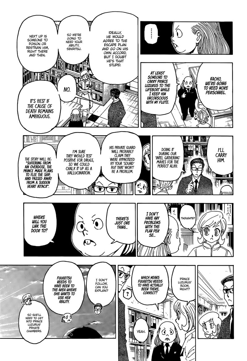Hunter x Hunter Manga Chapter 402 page 9 - Letter