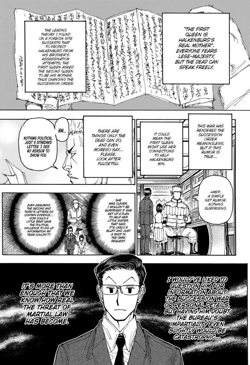 Hunter x Hunter Manga Chapter 403 page 11 - Results