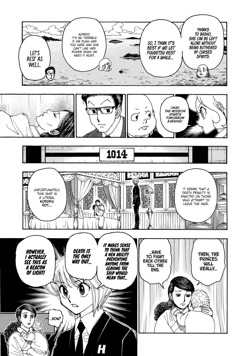 Hunter x Hunter Manga Chapter 403 page 13 - Results