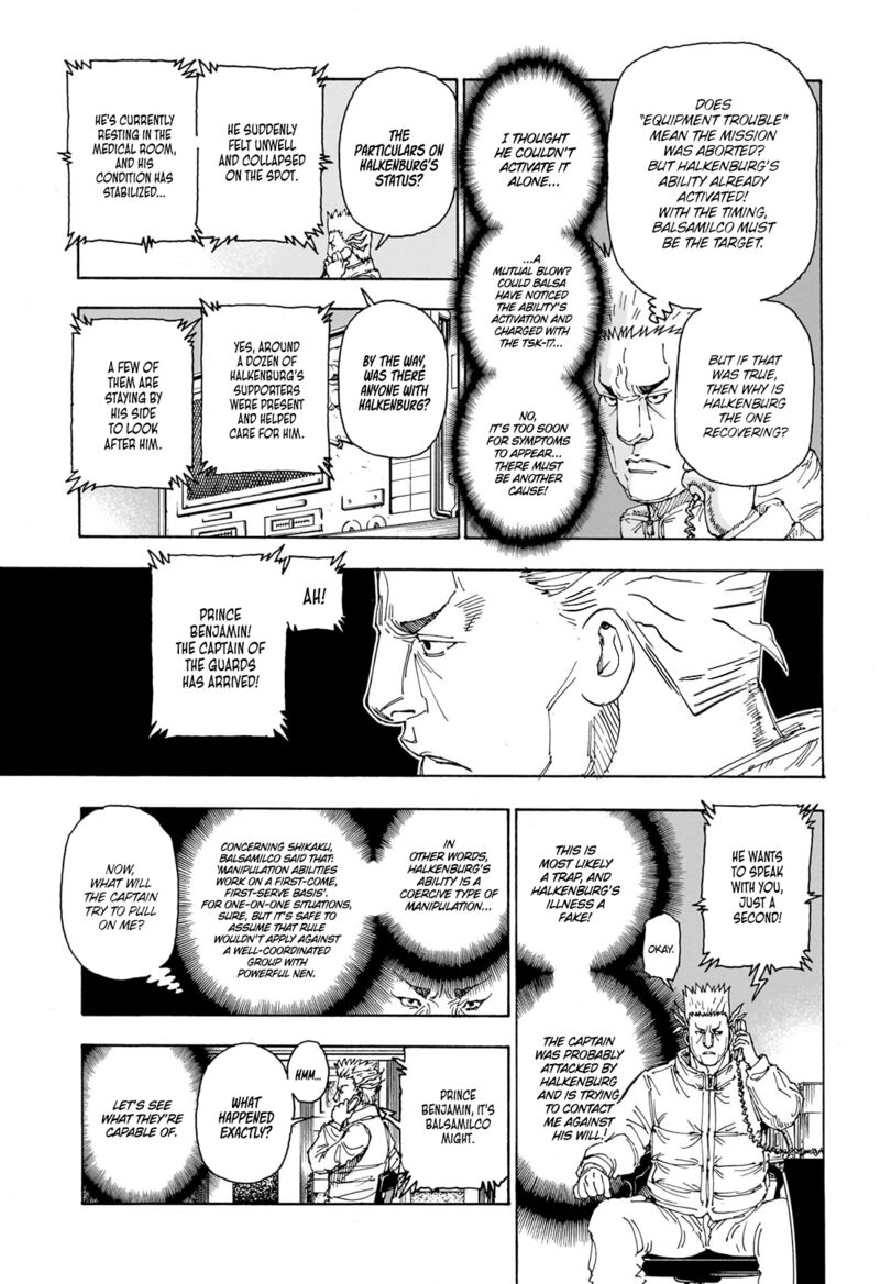 Hunter x Hunter Manga Chapter 403 page 7 - Results