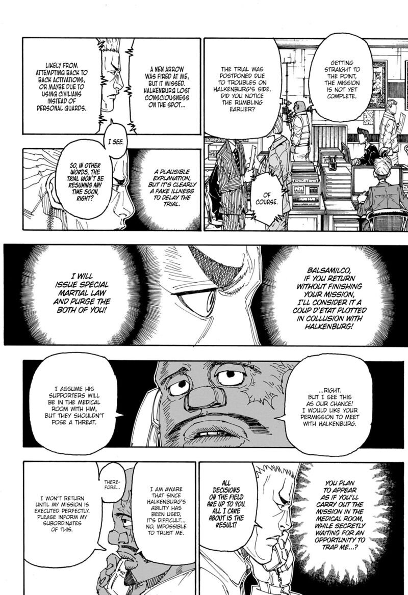 Hunter x Hunter Manga Chapter 403 page 8 - Results