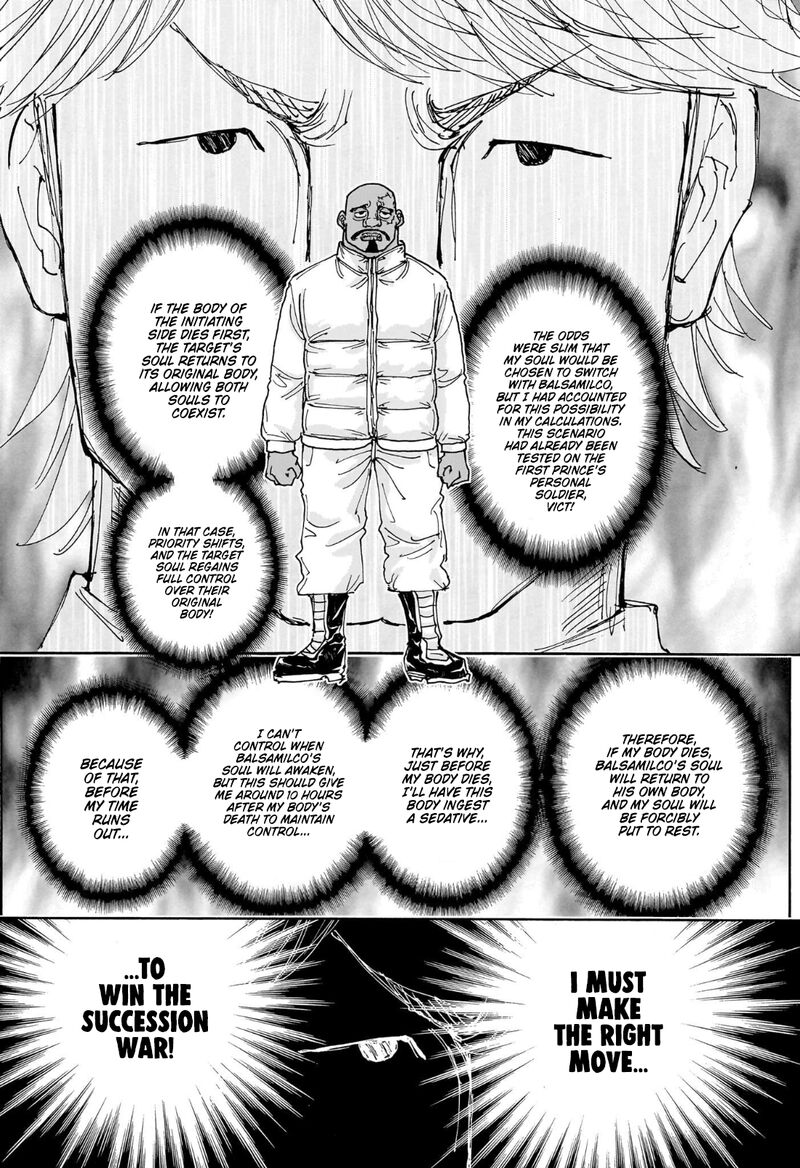 Hunter x Hunter Manga Chapter 404 page 10 - Speculation