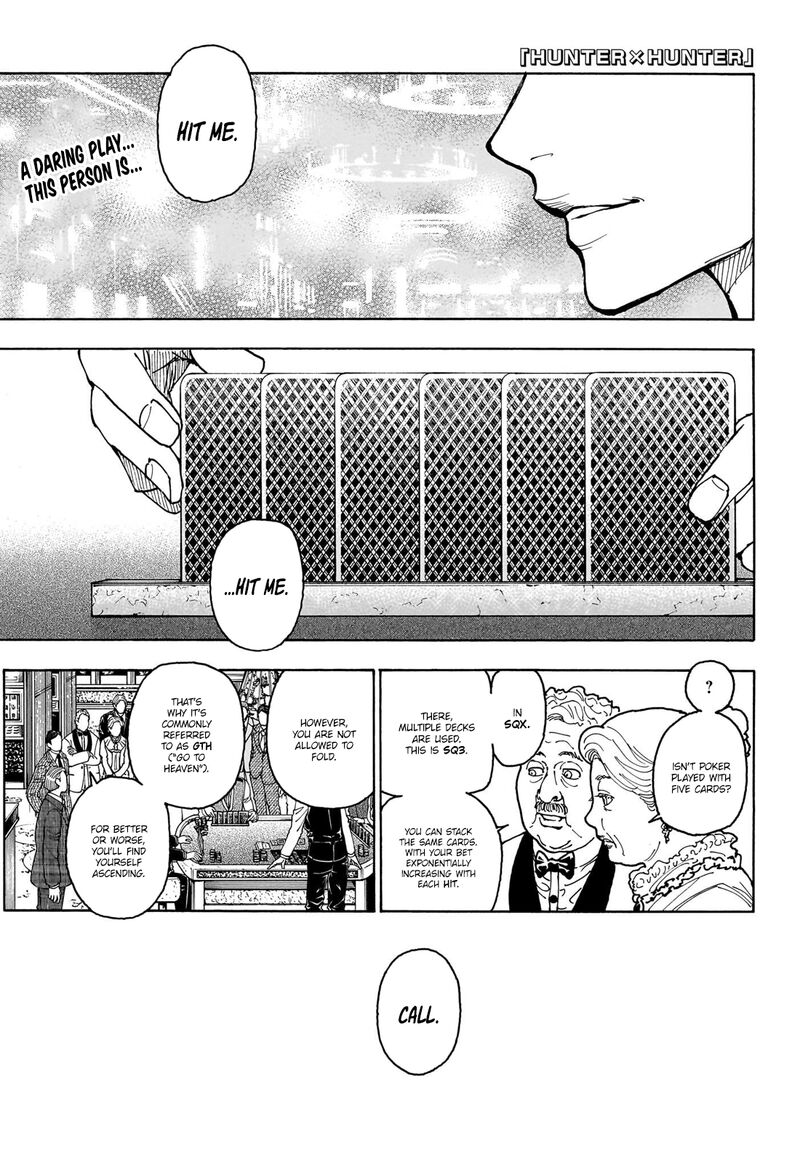 Hunter x Hunter Manga Chapter 405 page 1 - Performance