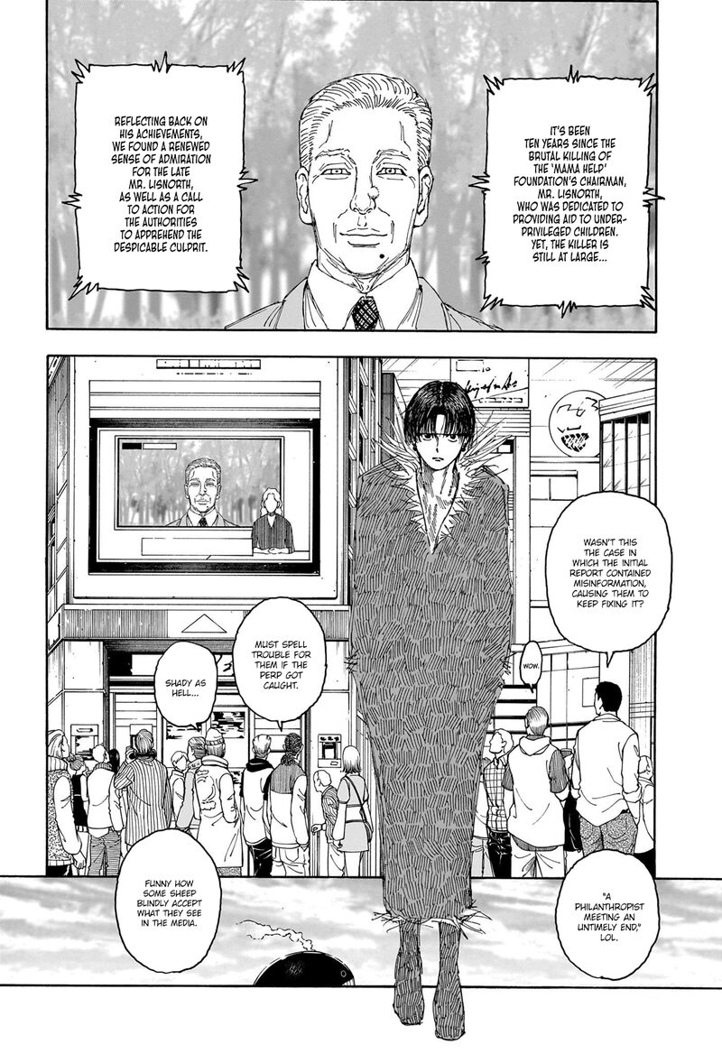 Hunter x Hunter Manga Chapter 405 page 10 - Performance