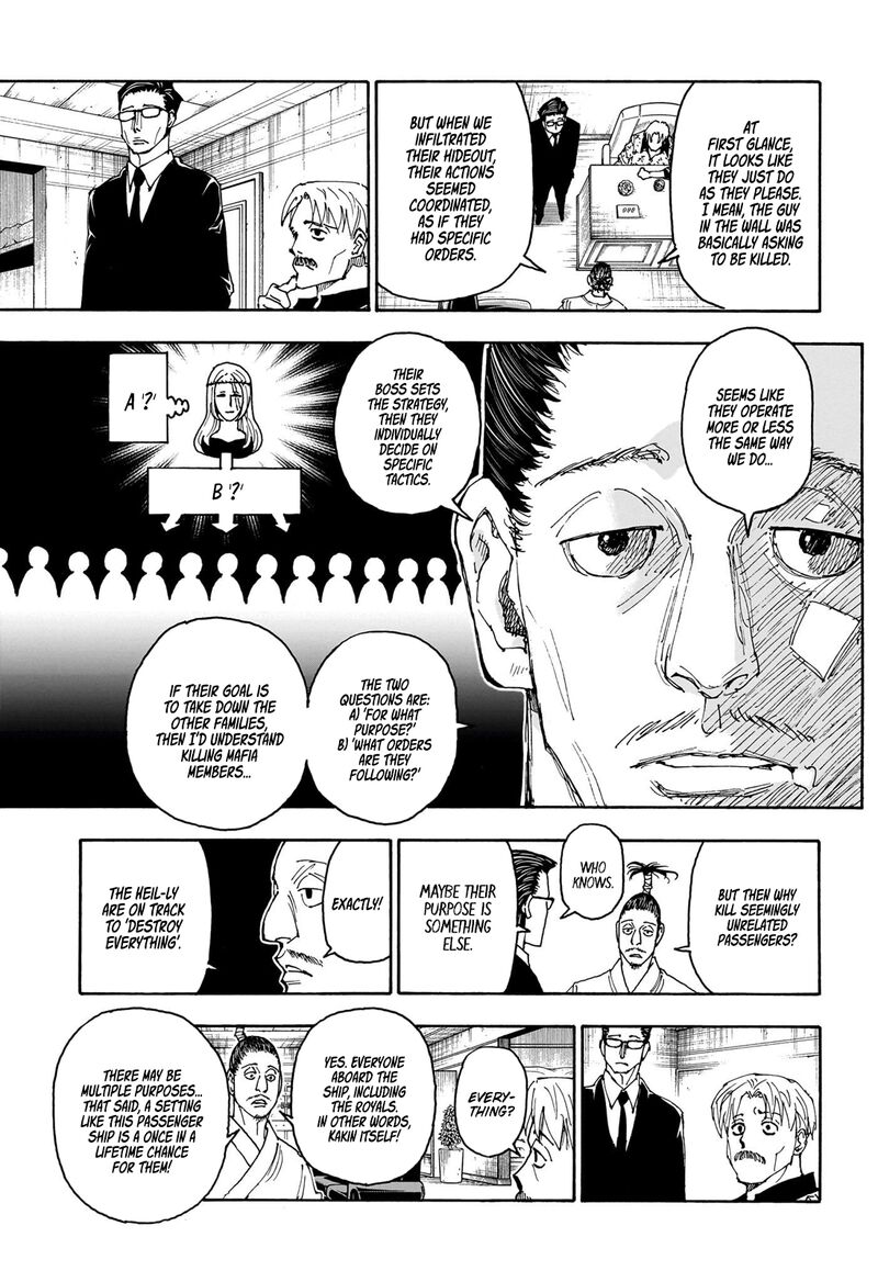 Hunter x Hunter Manga Chapter 405 page 13 - Performance