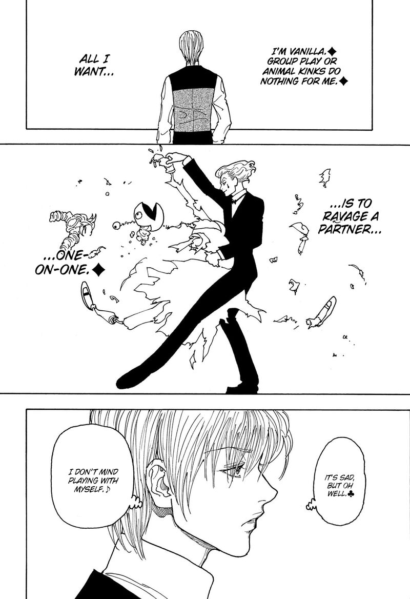 Hunter x Hunter Manga Chapter 405 page 4 - Performance