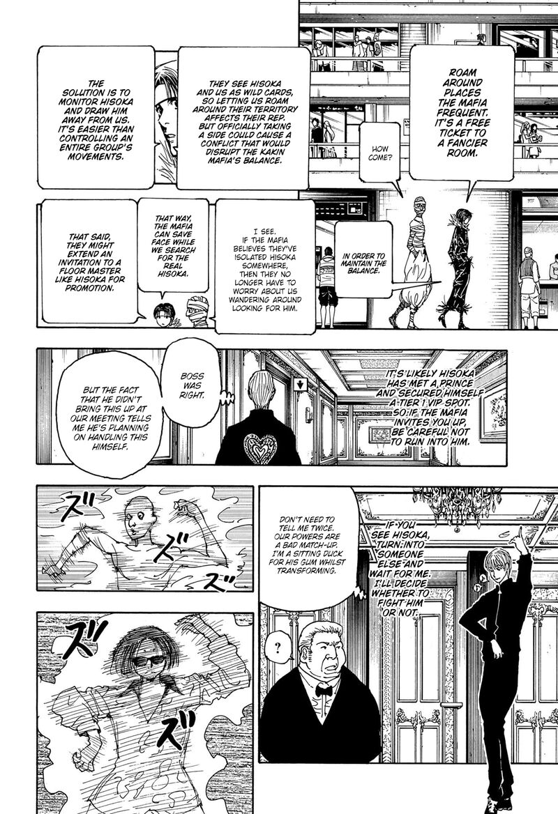 Hunter x Hunter Manga Chapter 405 page 6 - Performance