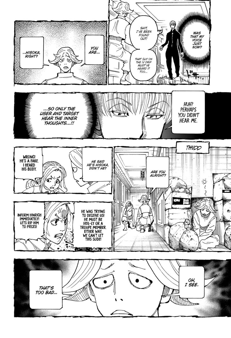 Hunter x Hunter Manga Chapter 405 page 8 - Performance