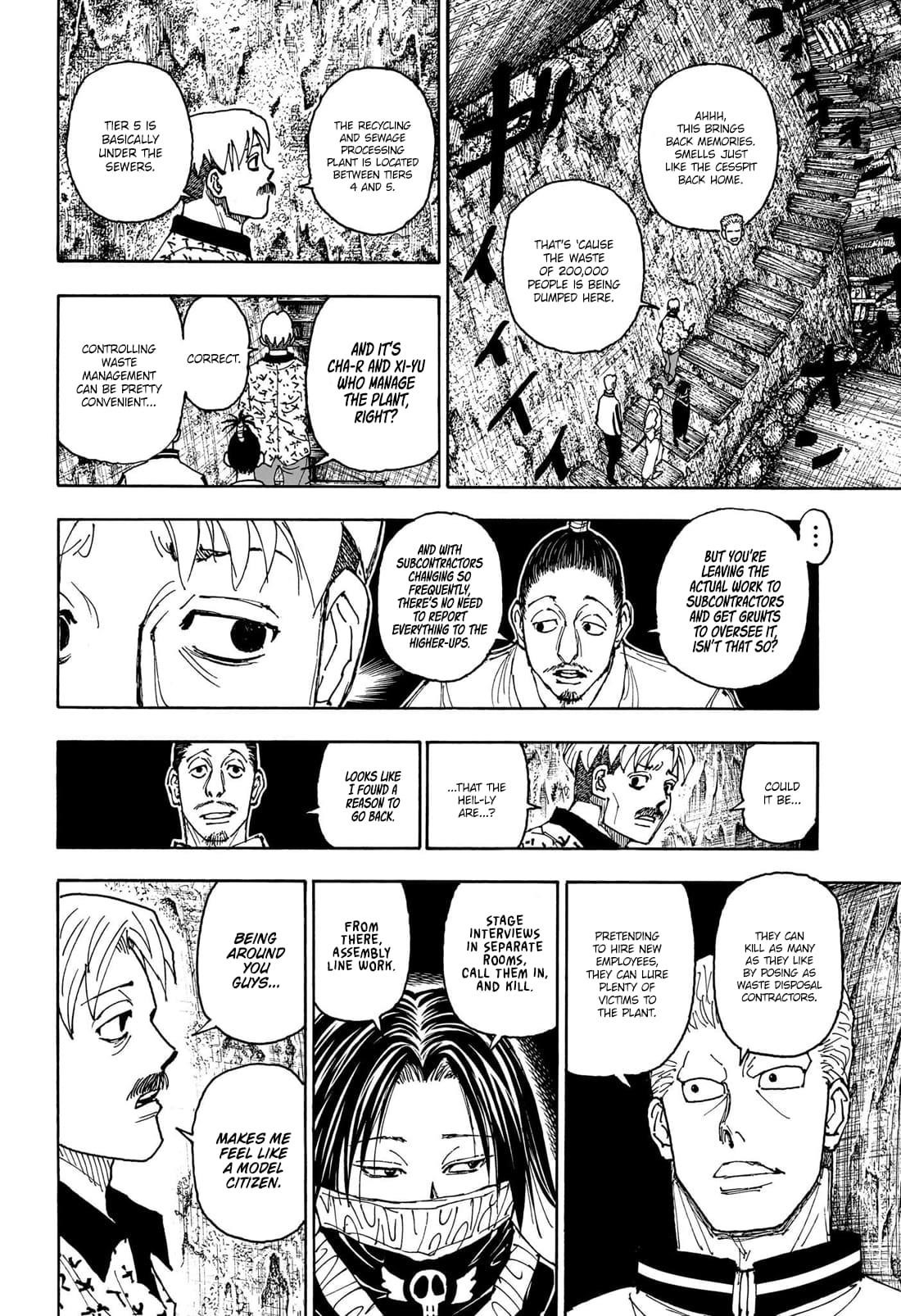 Hunter x Hunter Manga Chapter 406 page 3 - Regalia
