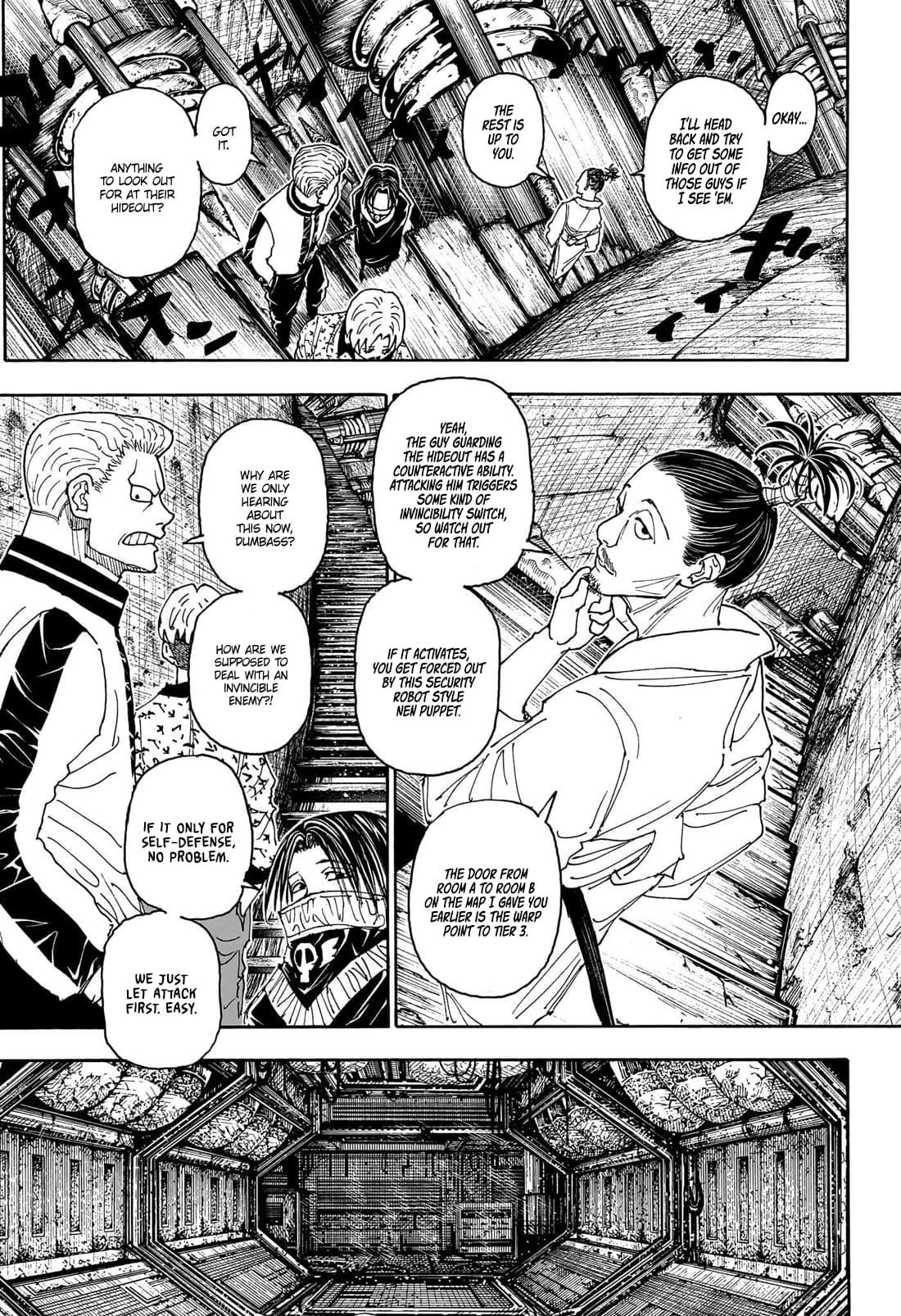 Hunter x Hunter Manga Chapter 406 page 4 - Regalia