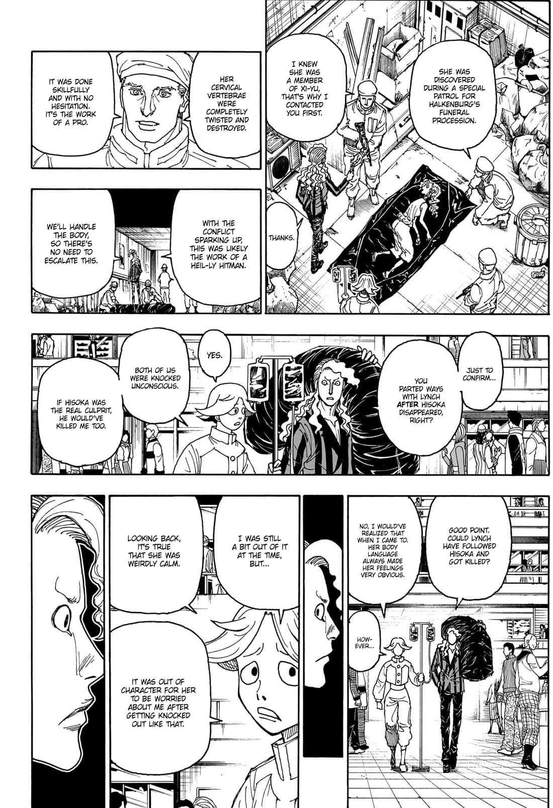 Hunter x Hunter Manga Chapter 406 page 7 - Regalia