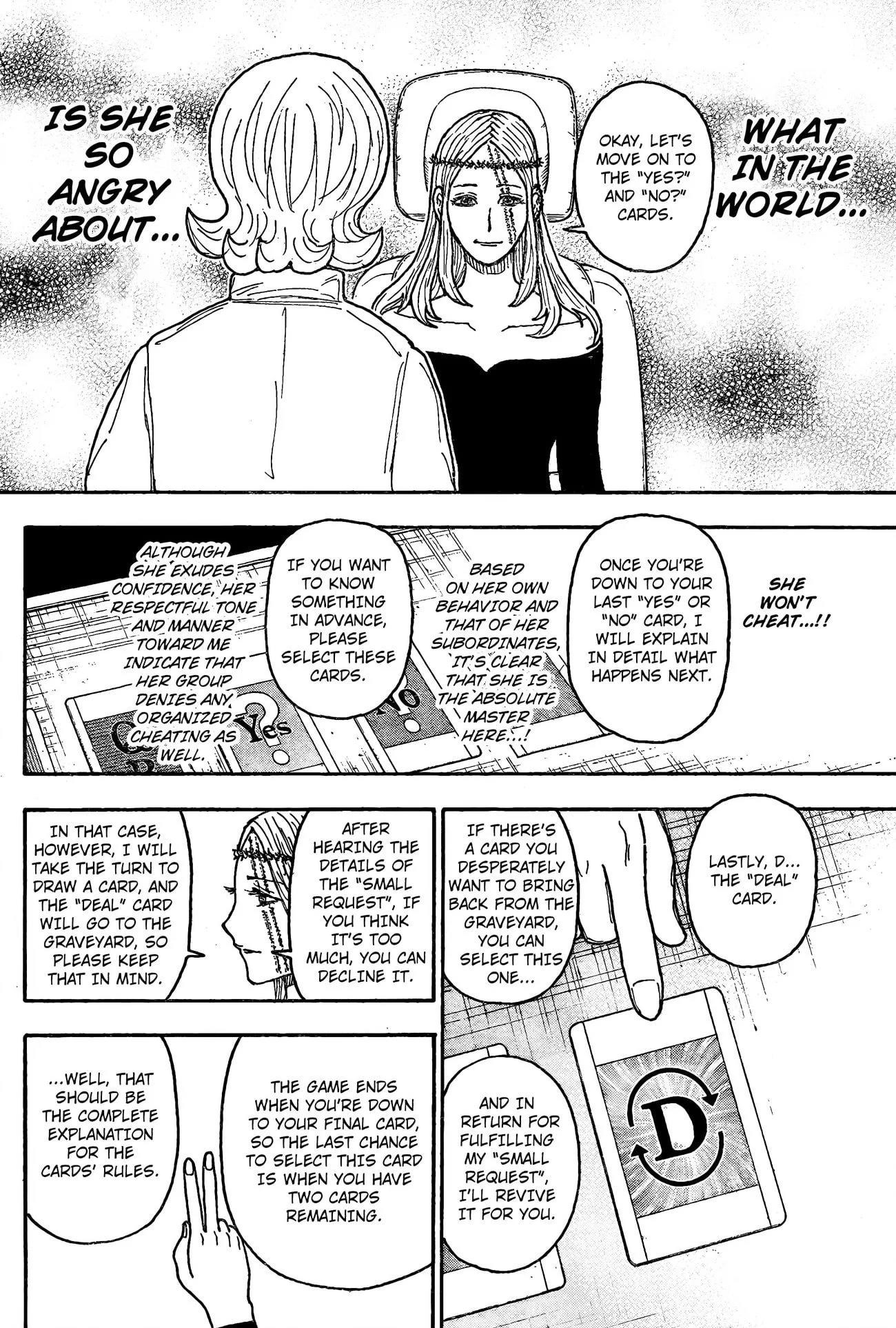 Hunter x Hunter Manga Chapter 407 page 11 - Negotiation