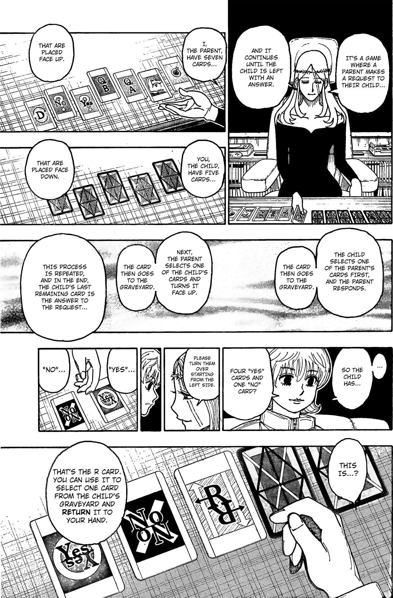 Hunter x Hunter Manga Chapter 407 page 2 - Negotiation