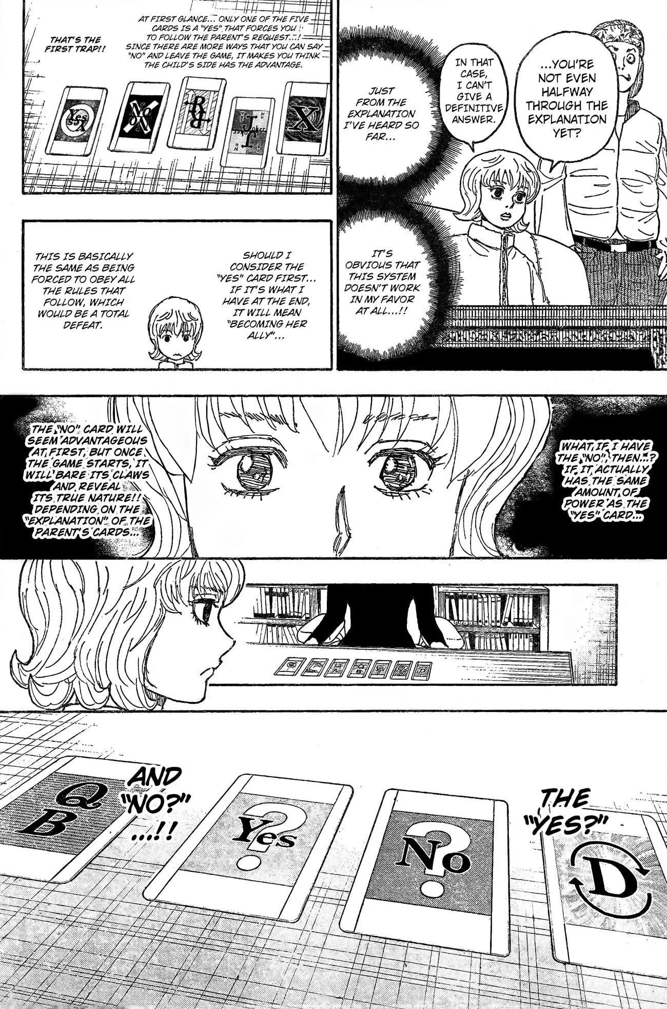 Hunter x Hunter Manga Chapter 407 page 5 - Negotiation