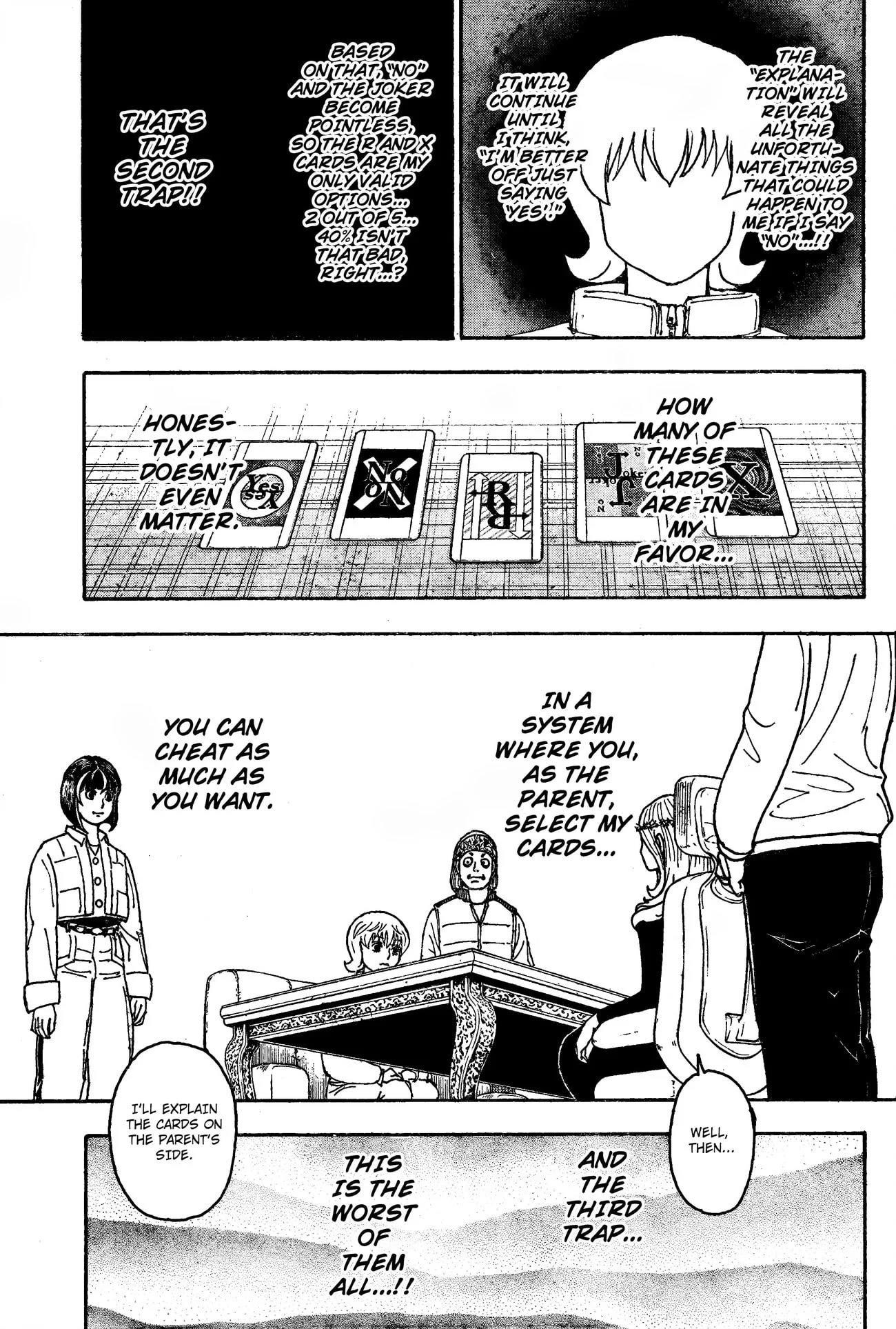Hunter x Hunter Manga Chapter 407 page 6 - Negotiation