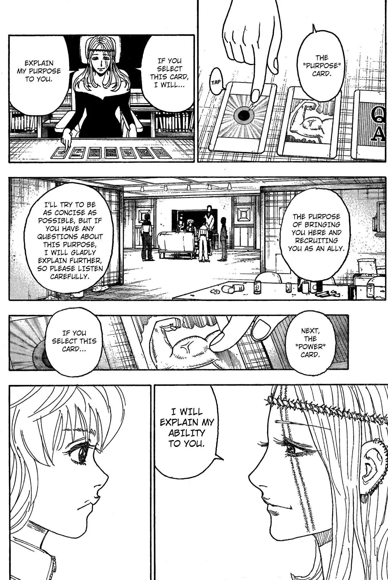 Hunter x Hunter Manga Chapter 407 page 7 - Negotiation