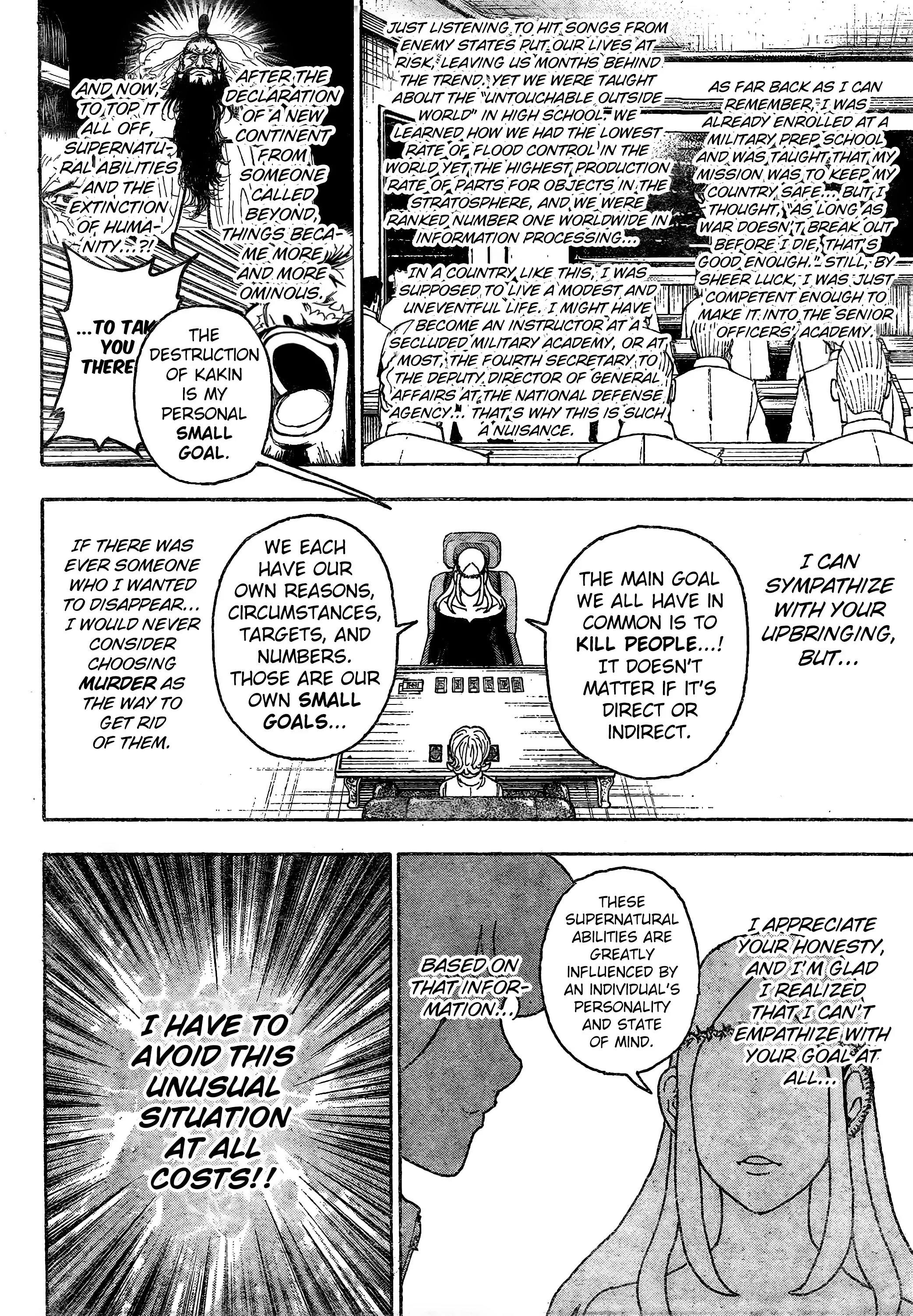 Hunter x Hunter Manga Chapter 408 page 10 - Negotiation: Part 2