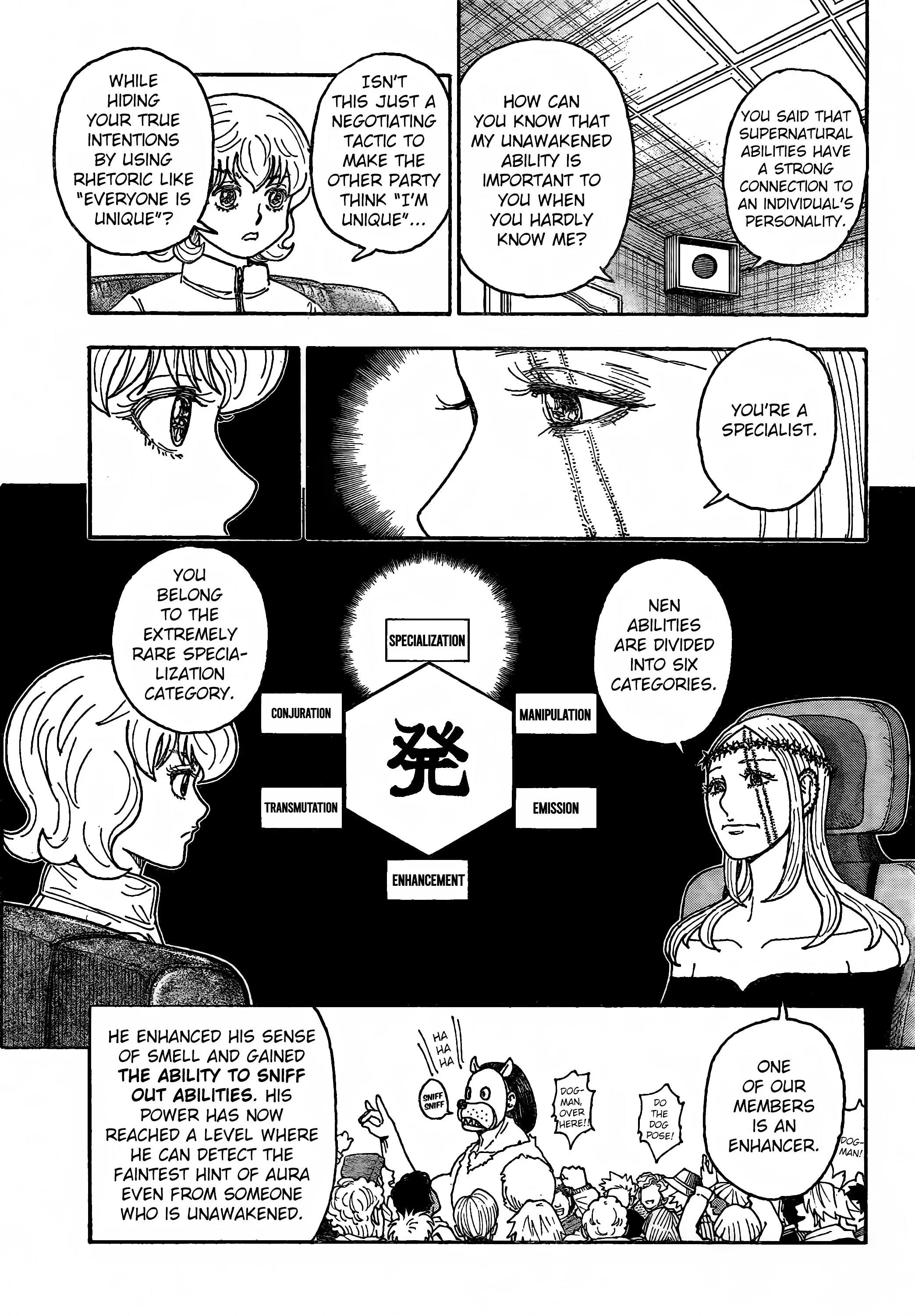 Hunter x Hunter Manga Chapter 408 page 11 - Negotiation: Part 2