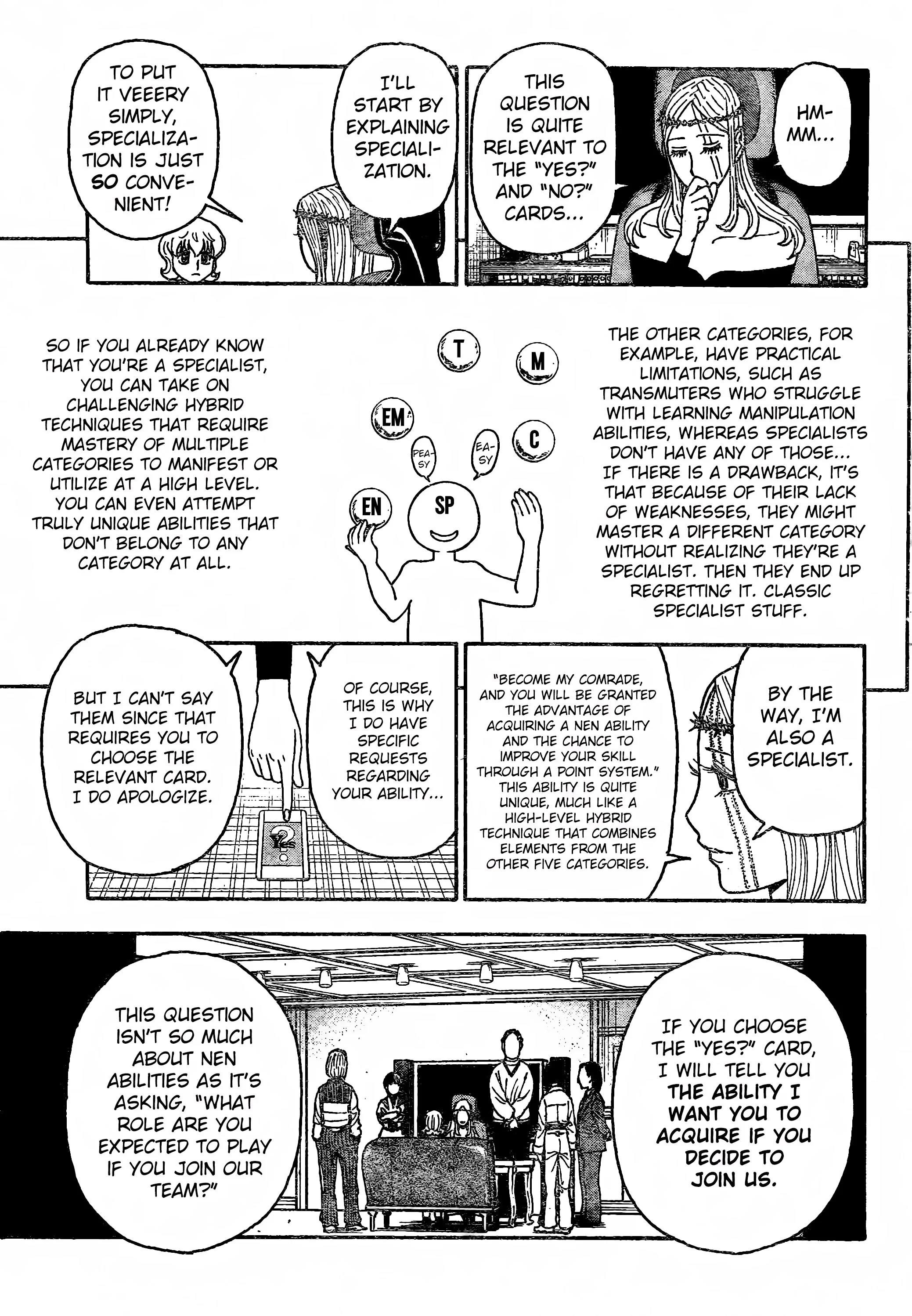 Hunter x Hunter Manga Chapter 408 page 13 - Negotiation: Part 2