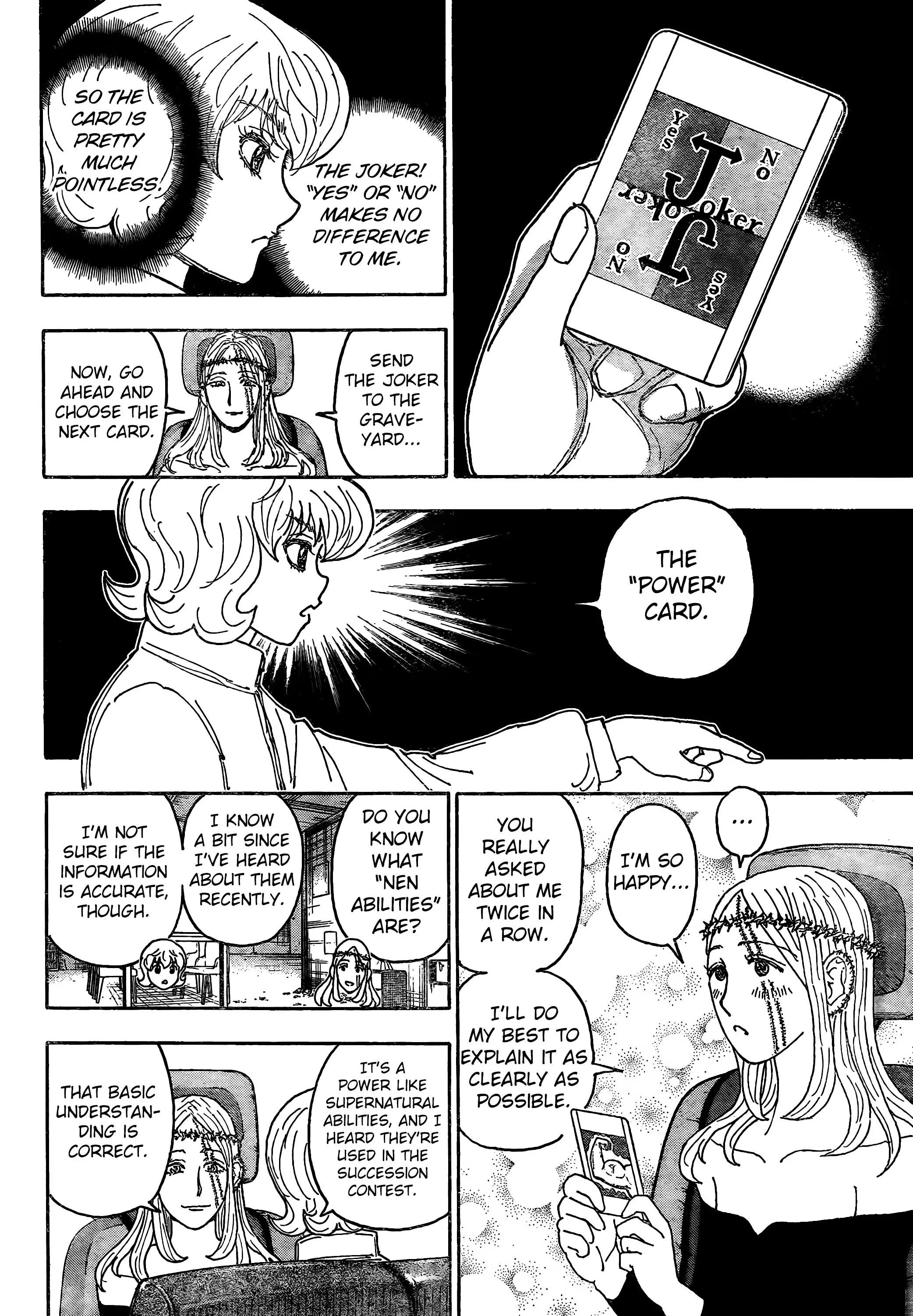Hunter x Hunter Manga Chapter 408 page 8 - Negotiation: Part 2