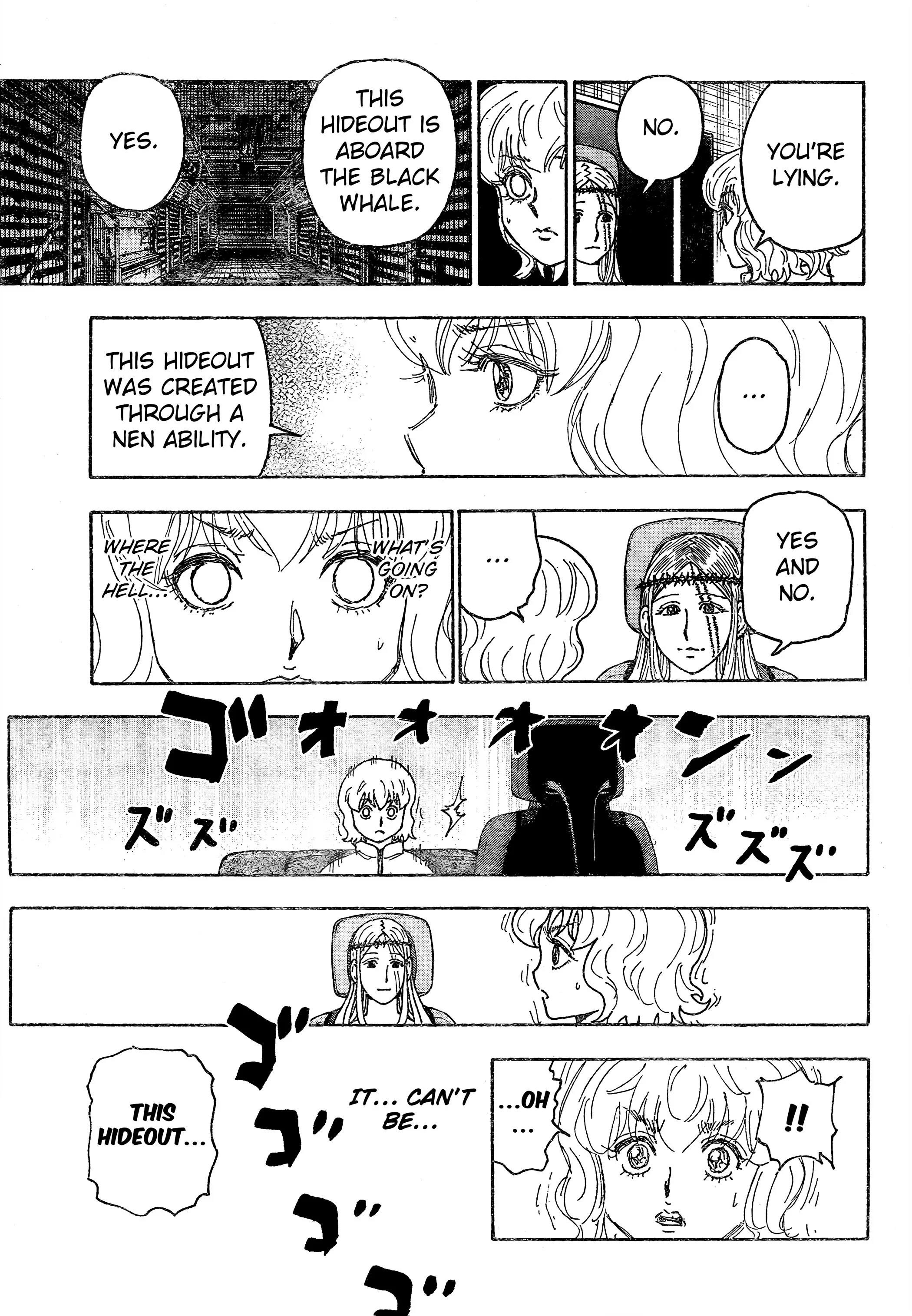 Hunter x Hunter Manga Chapter 409 page 11 - Negotiation: Part 3