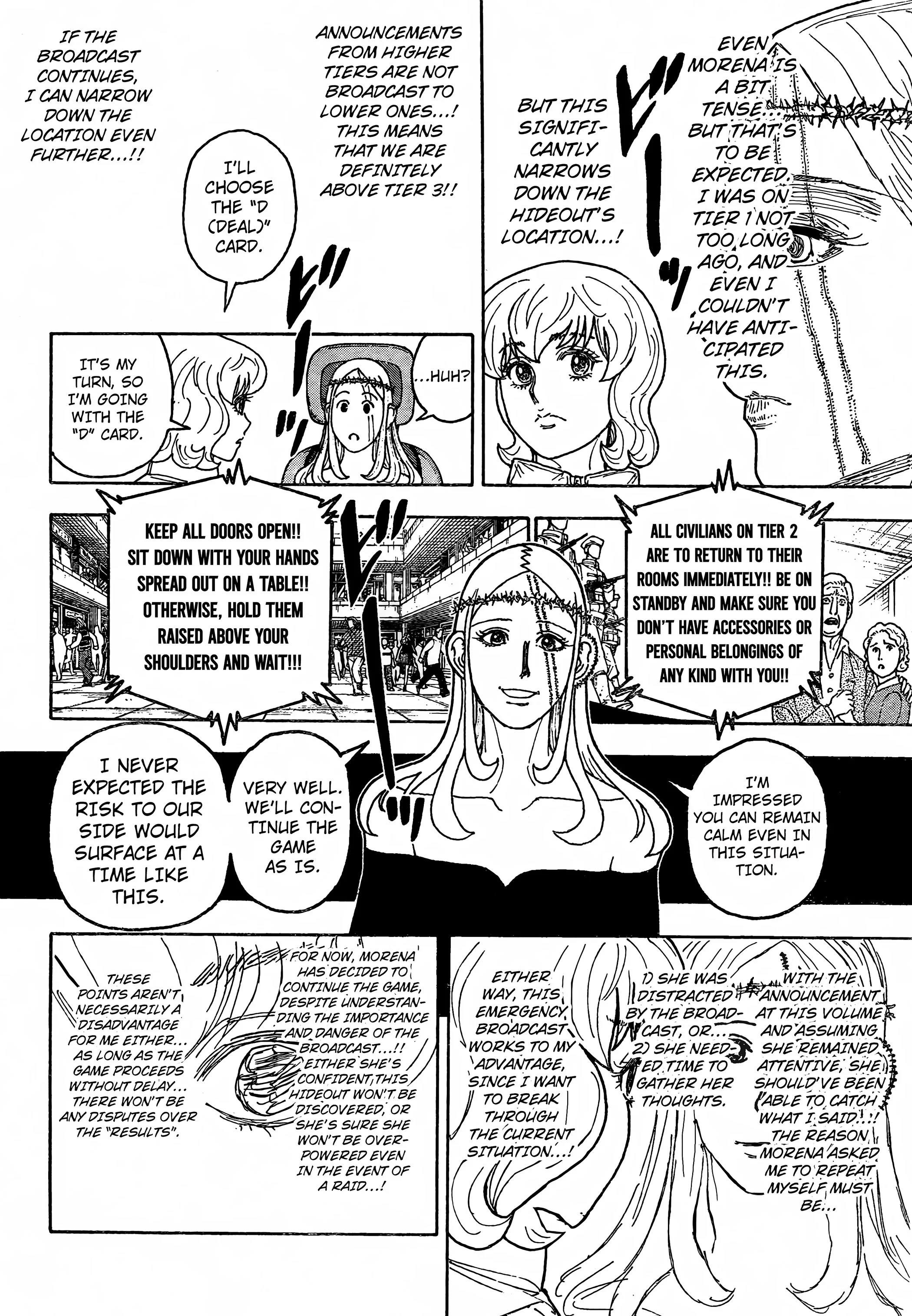Hunter x Hunter Manga Chapter 409 page 2 - Negotiation: Part 3
