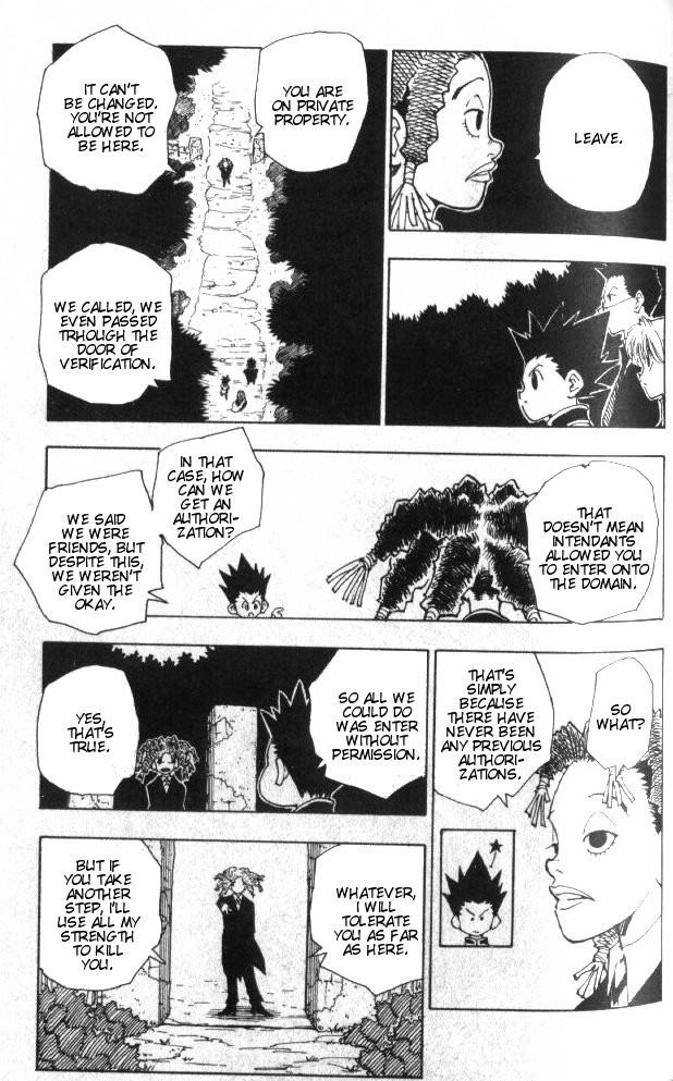 Hunter x Hunter Manga Chapter 41 page 6 - The Zoldycks: Part 2