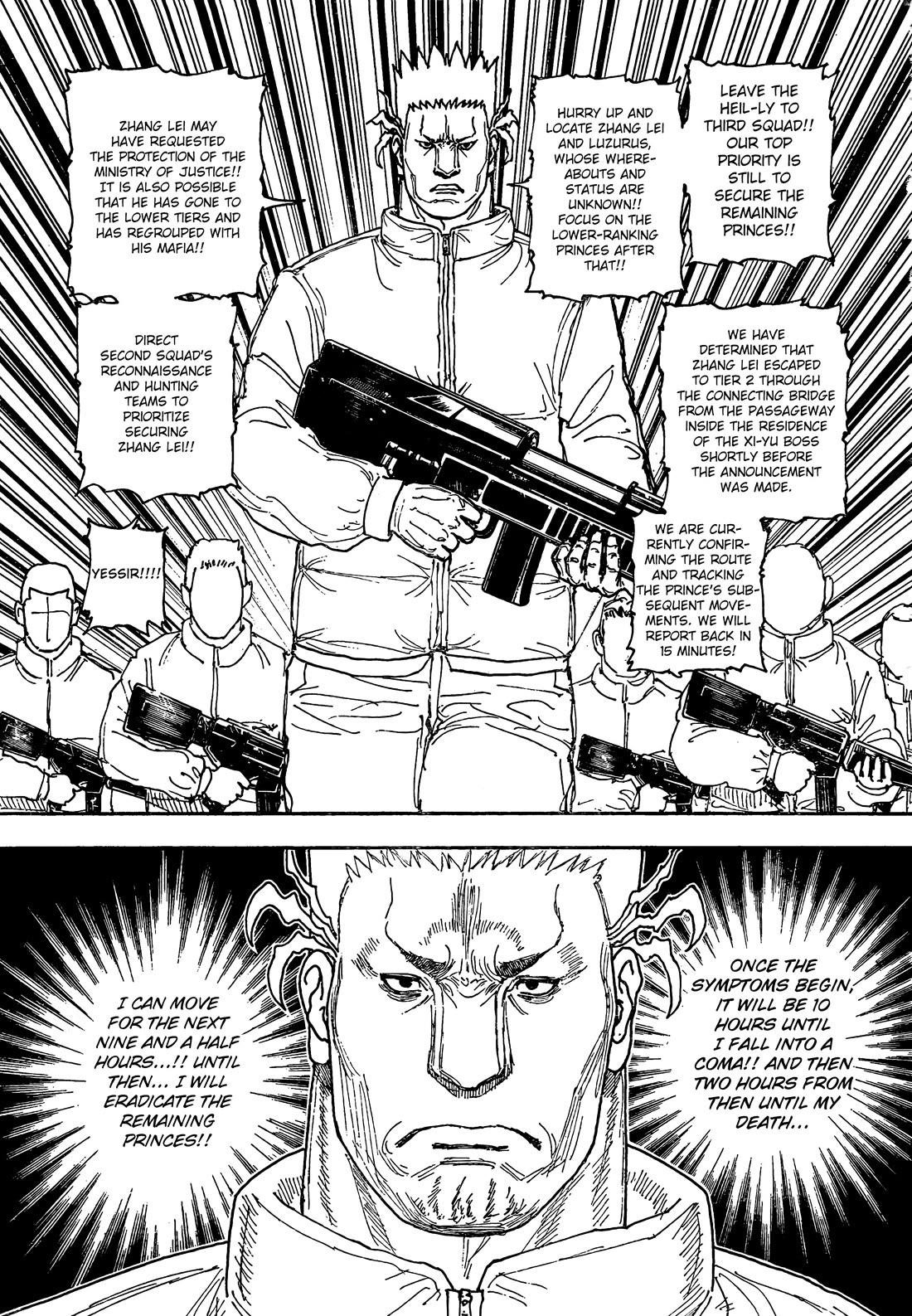 Hunter x Hunter Manga Chapter 410 page 12 - Negotiation: Part 4