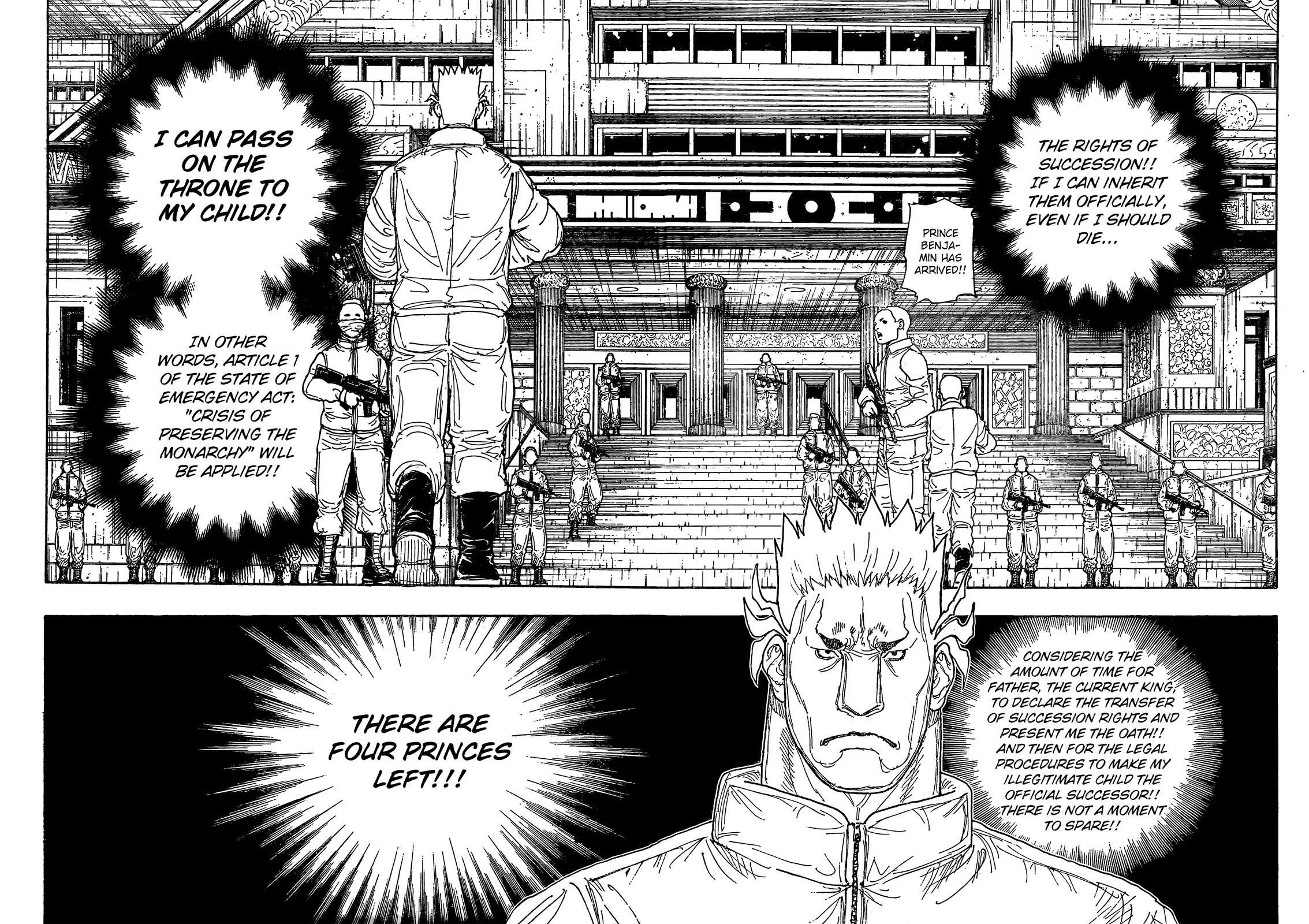Hunter x Hunter Manga Chapter 410 page 13 - Negotiation: Part 4