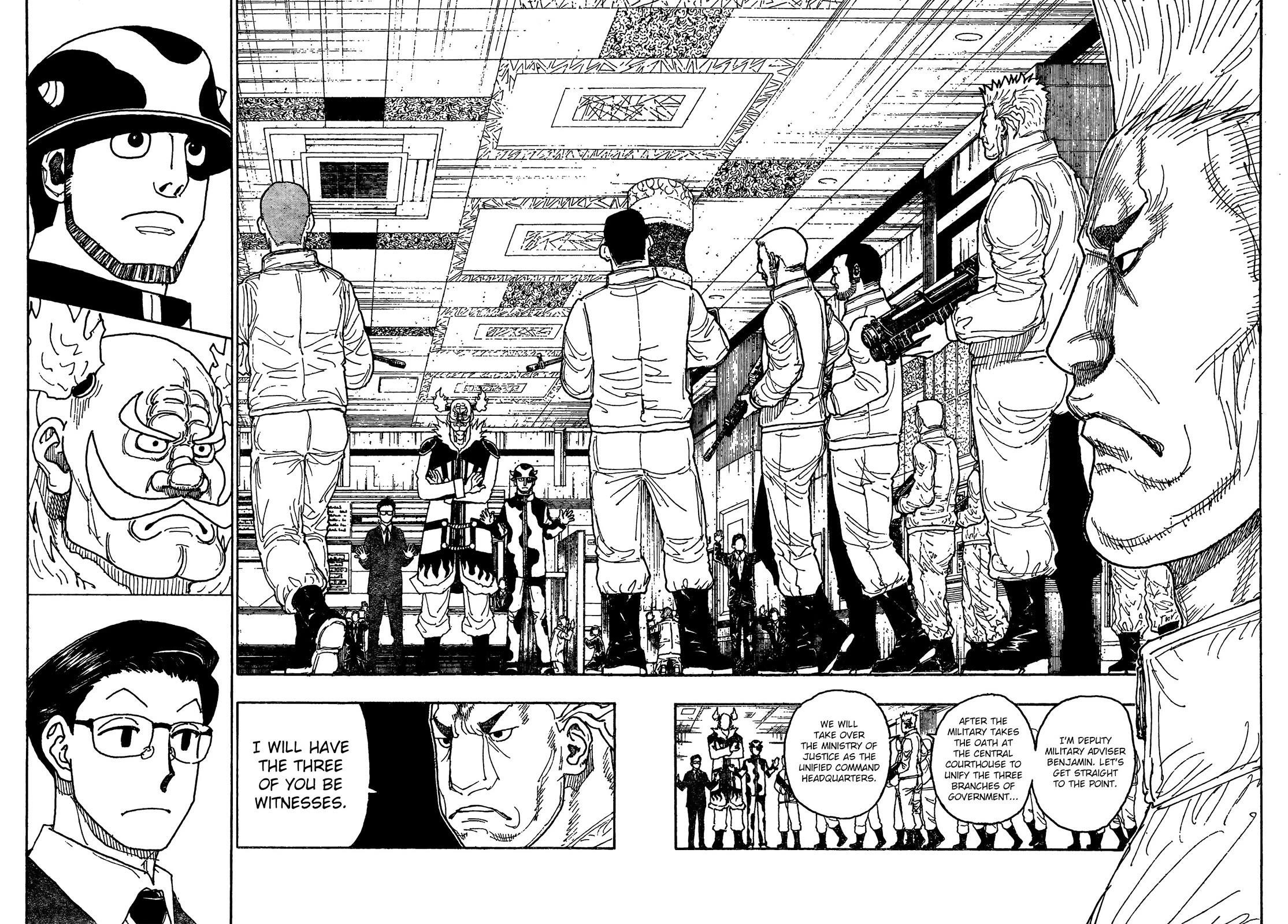 Hunter x Hunter Manga Chapter 410 page 14 - Negotiation: Part 4