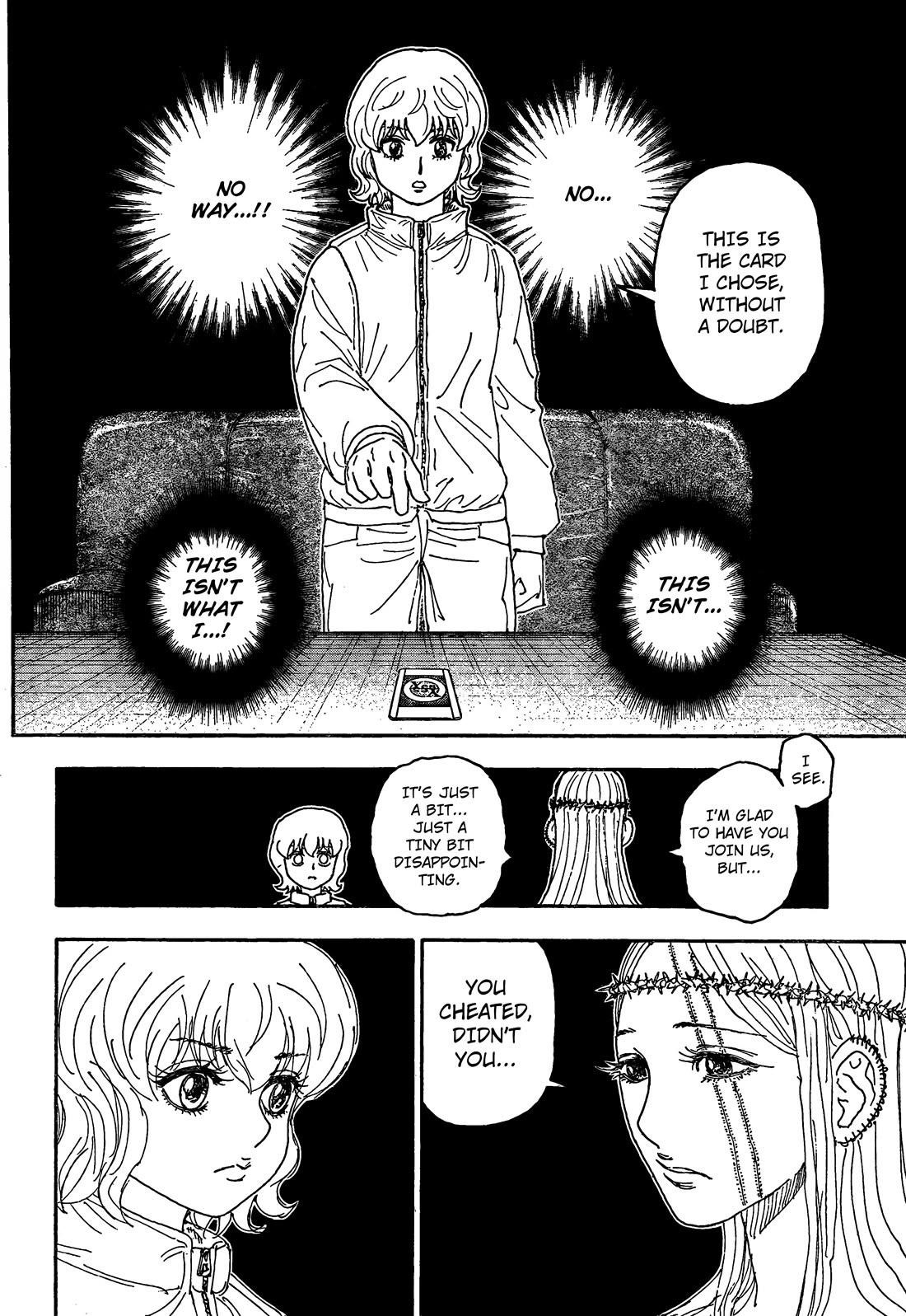Hunter x Hunter Manga Chapter 410 page 2 - Negotiation: Part 4
