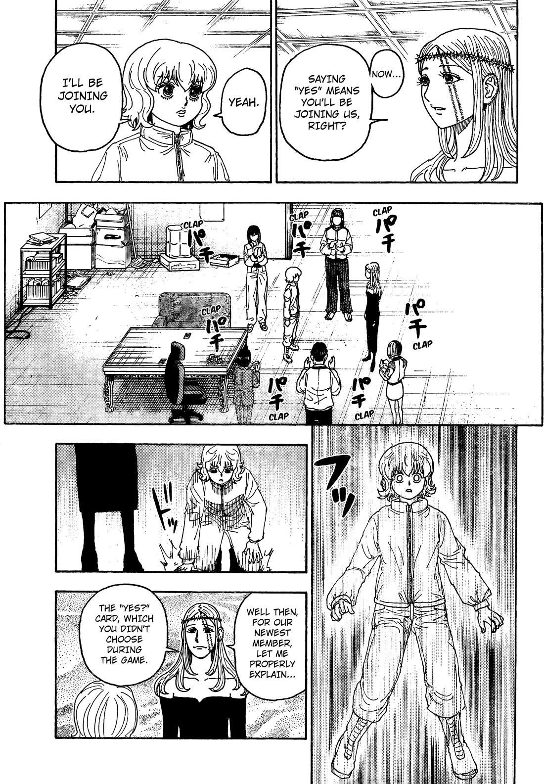 Hunter x Hunter Manga Chapter 410 page 5 - Negotiation: Part 4