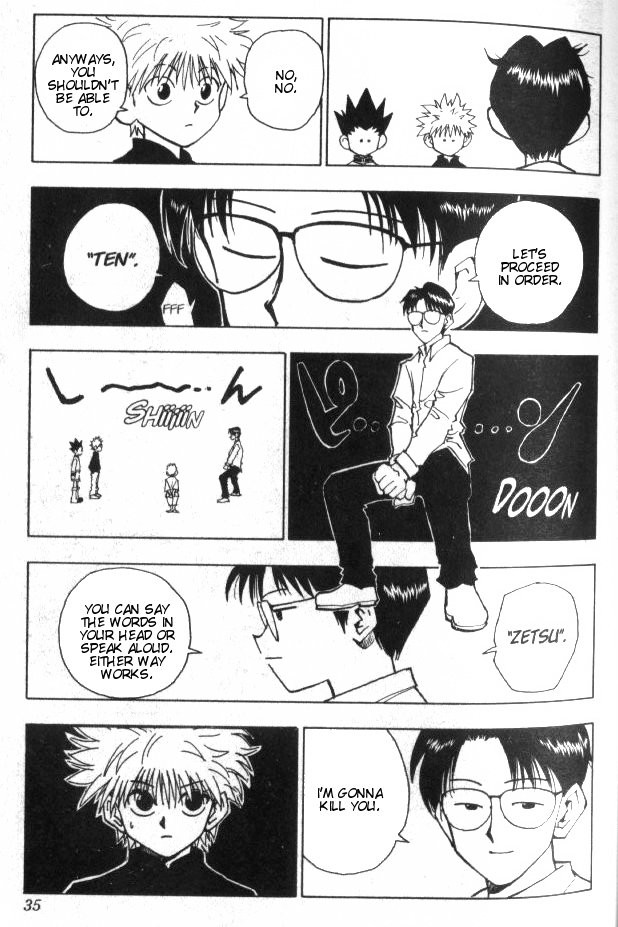 Hunter x Hunter Manga Chapter 46 page 10 - Nen